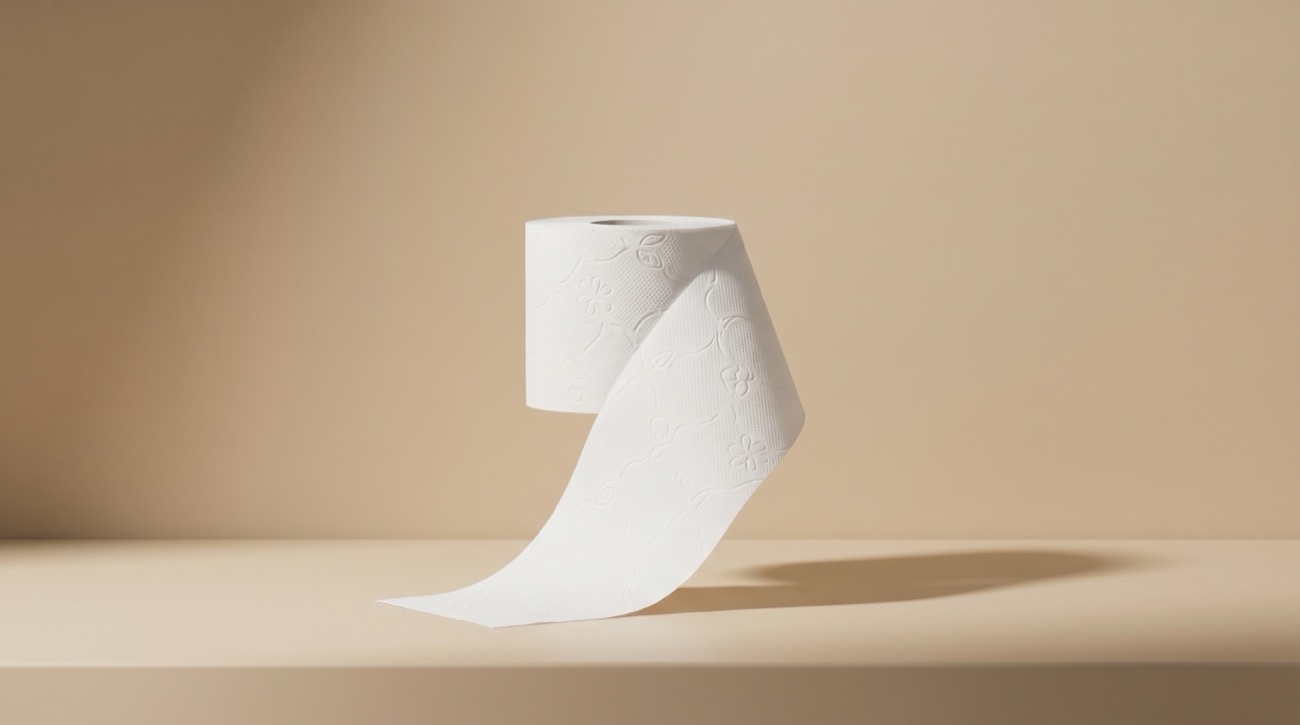 A DaisyRoll bath tissue roll